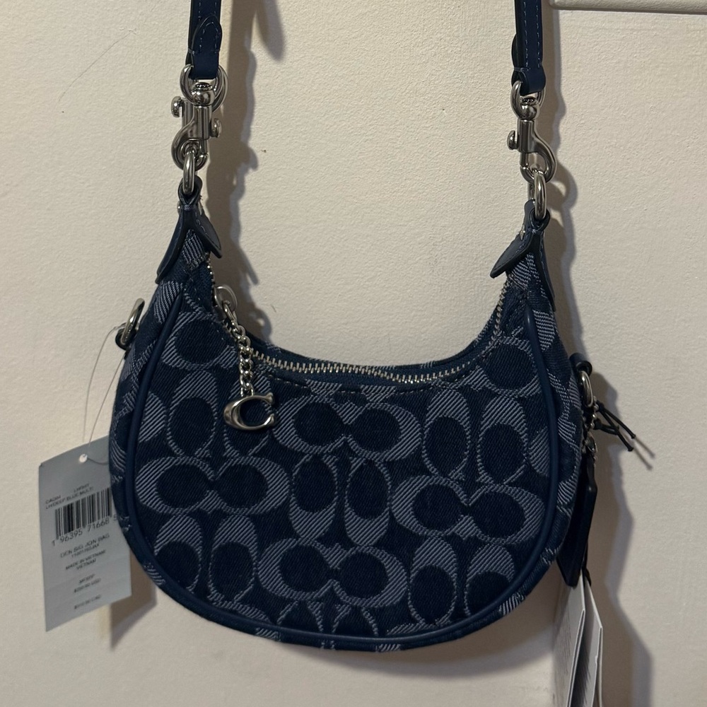 Denim coach Shoulder Bag